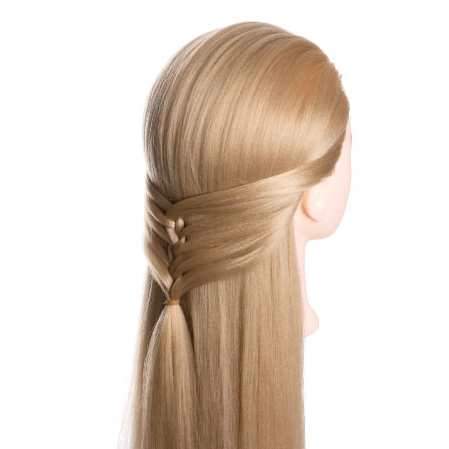 Голова манекена с волосами длиной 80 см для обучения парикмахеров|doll for hairdresser|head