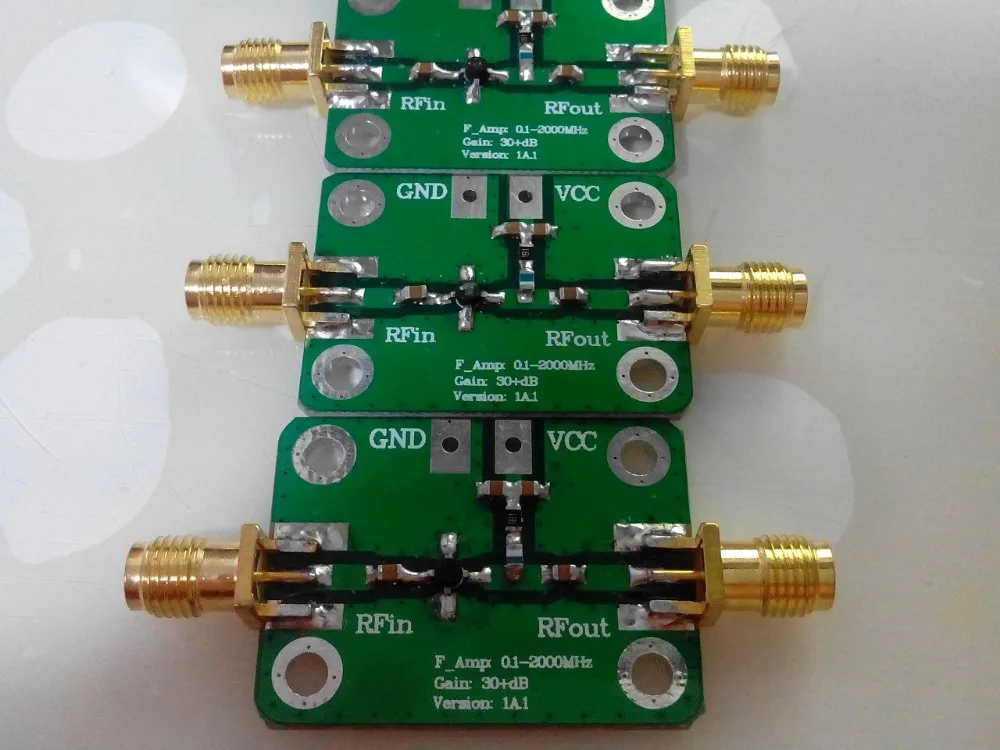 New 380-600MHz 8-12V 28-30dB UHF 8W RF power amplifier 