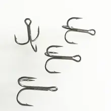 100 шт. тройной рыболовный крючок из высокоуглеродистой стали, размер 16-92 мм, тройной рыболовный крючок, три якорных крючка, рыболовные крючки