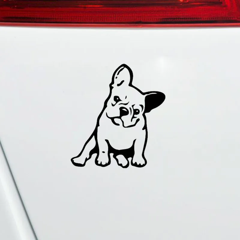 

BULLDOG Car Sticker Vinyl Decals Animal Motorcycle Decoration funny Cars styling Cute Funny Cartoon Laptop auto Pets products