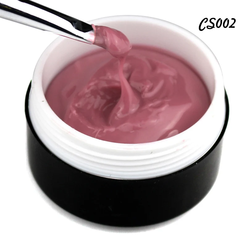  Wholesale 15ml Poly Gel Pink Fast Finger Nail Extension Constructor Camouflage Cover Hard Jelly Bui