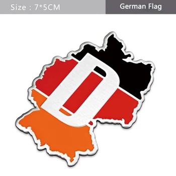

Car Sticker For Audi A4 S4 RS4 Ford Mondeo BMW Renault Vauxhall Citroen Volkswagen Golf Germany Map Styling Auto Badge Decal