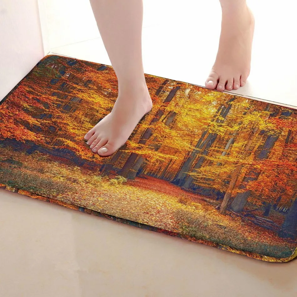 Дерево стиль коврик для ванной комнаты, смешной Противоскользящий коврик для ванной, занавески для душа s аксессуары, соответствующие вашей душевой занавеске