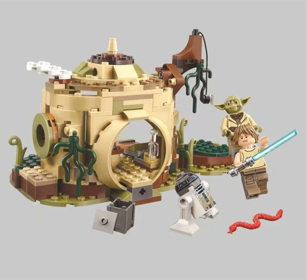 Buy Star Wars Series Yoda's Hut Luke Skywalker Model Building Blocks Bricks