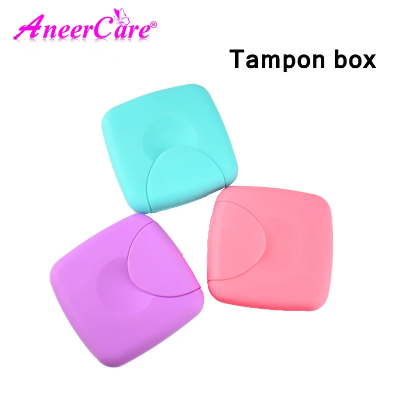 Buy Tampons Box Women Sanitary Napkin Swab Tampon Box