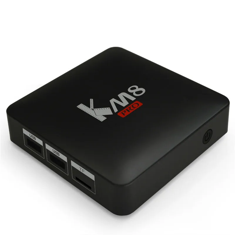 

Original KM8 Pro Smart TV Box Android 6.0 Amlogic S912 Octa Core Bluetooth 4.0 Dual Band WiFi 2GB 8GB/16GB Media Player STB