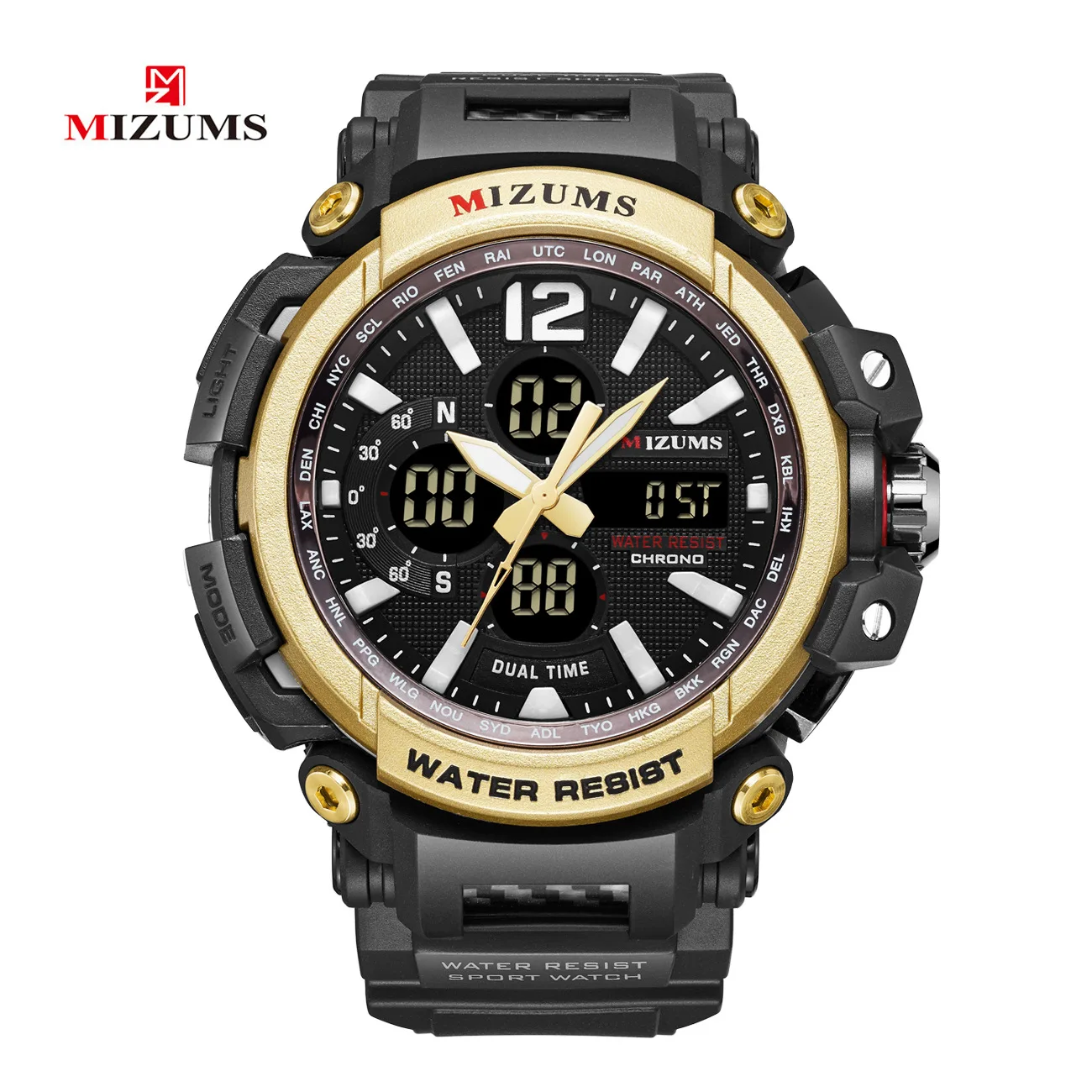 

MIZUMS Men's Sport Digital Watches Men Waterproof Quartz Top Brand Luxury Wrist Watch For Male Army Wristwatch Relogio Masculino