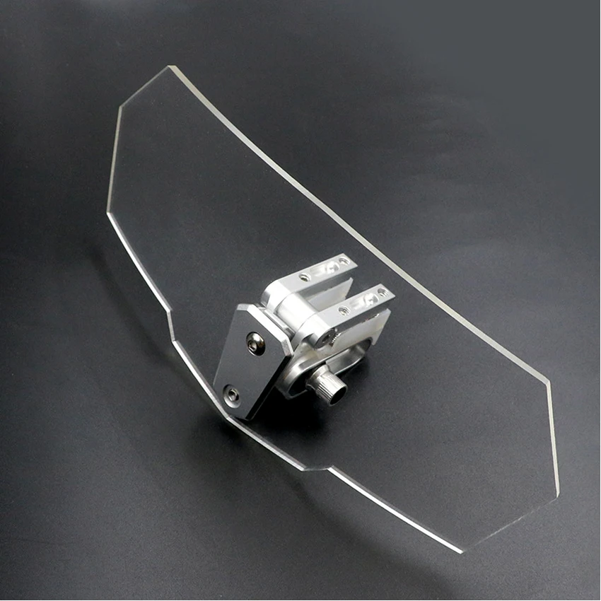 

Unversal Airflow Adjustable Windscreen Wind Deflector Motorcycle Windshield For cbr 954 gsr 750 africa twin crf1000l nmax 155
