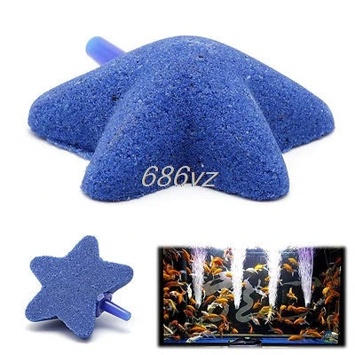 

Star Shape Air Stone Bubble Aquarium Fish Tank Hydroponics Aerator Decoration N27 Drop Ship