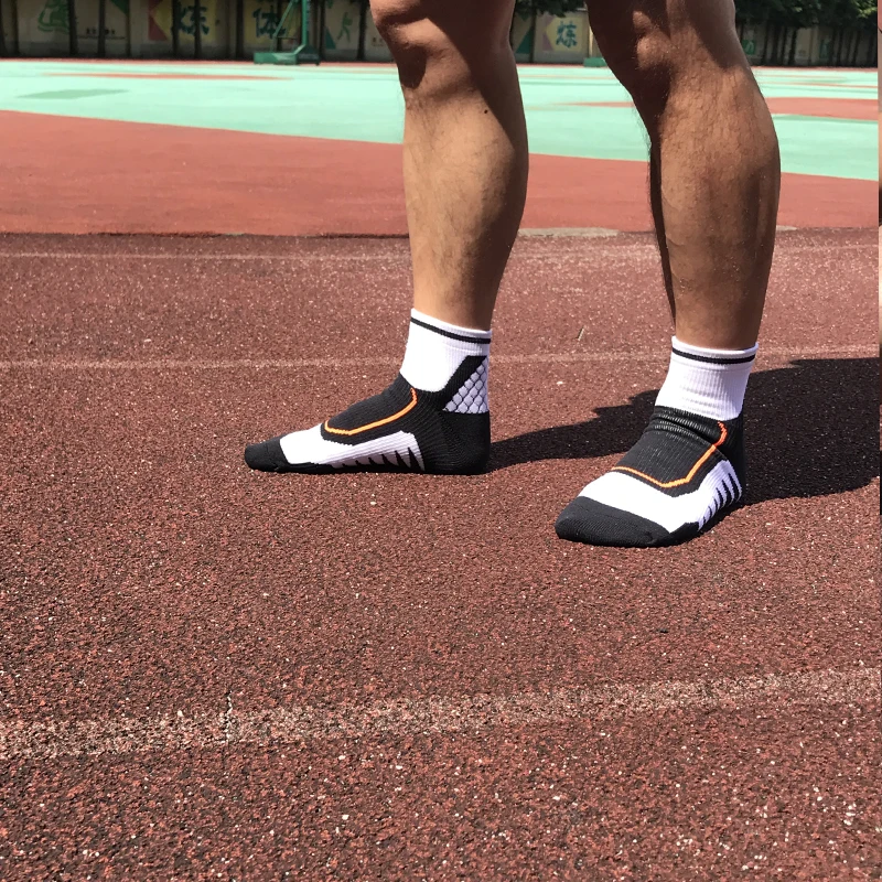 Мужские спортивные носки для бега с низким вырезом мульти производительность сохраняет ноги прохладными и сухими компрессионные впитывающие спортивные носки S5 цвета, один размер