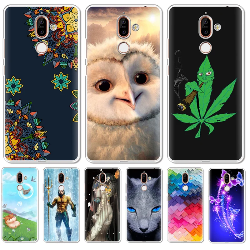 Чехол для телефона Marvel Hero Owl rick morty Butterfly cat Nokia 1 3 5 8 6 2 7 Plus 9 X6 2018 X7 X3 |