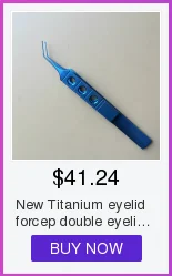 140mm com Pinças Oftálmicas da Cirurgia dos Círculos de 0.5mm Pinça Oftálmica Titanium Scissor 15 Pinça oftálmica titanium scissor 140mm com pinças
