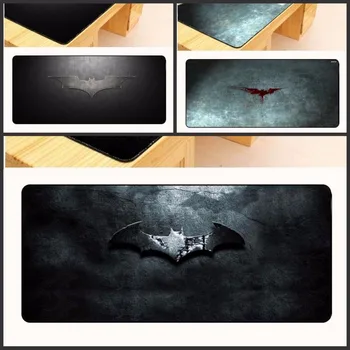 

Yuzuoan Batman Desk mouse pads Speed Large Lock Mouse Pad High Quality Rubber Gamer Soft Lockedge Keyboards Mousepad 40x90 cm