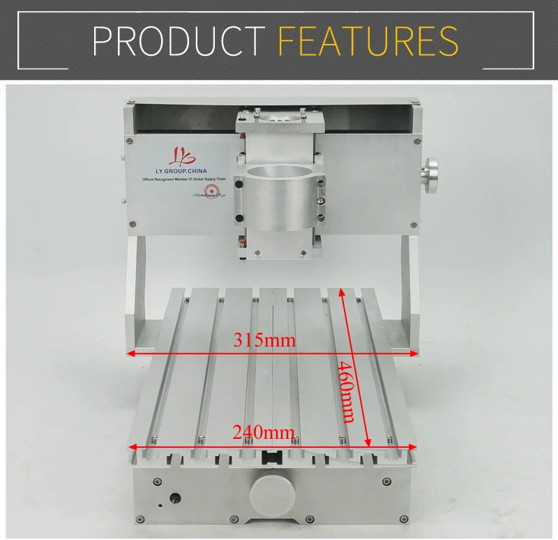 CNC гравировальный станок Рамка комплект в алюминиевой раме 3020 CNC маршрутизатор шариковый винт