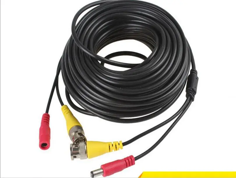

2PCS/Lot 10M 20M 30M CCTV Cable BNC + DC Plug Video Power Cable for Wire Camera and DVR Surveillance System Accessories