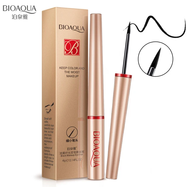 Best Price BIOAQUA Black Waterproof Liquid Eyeliner Make Up Beauty Comestics Long-lasting Eye Liner Pencil Makeup Tools for eyeshadow Best Price BIOAQUA Black Waterproof Liquid Eyeliner Make Up Beauty Comestics Long-lasting Eye Liner Pencil Makeup Tools for eyeshadow