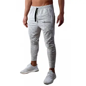

Hot sale loose autumn winter high waist Men Sports casual Pants Long Trousers Tracksuit Fitness Workout Joggers Gym dropping
