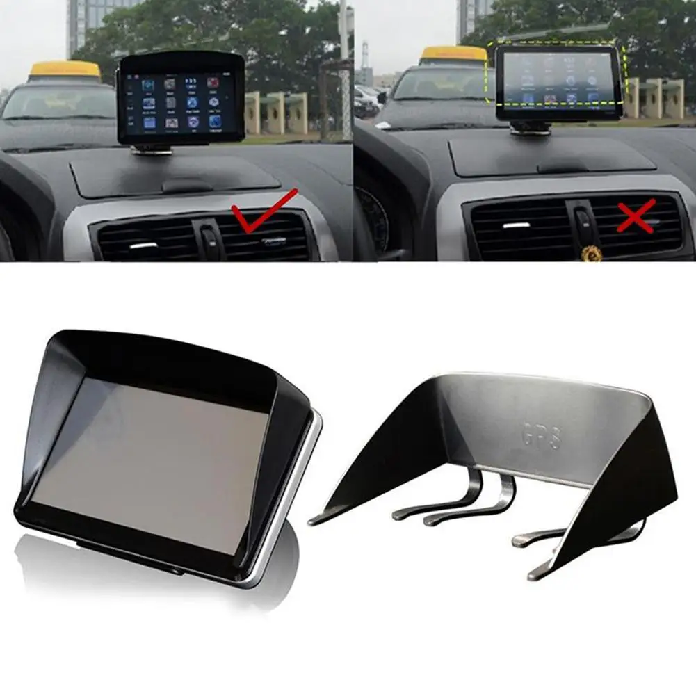 

7 Inch Car Vehicle GPS Navigator Plastic Sun Shade Shield Visor Anti-Glare Cover