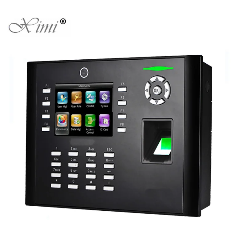 ZK iclock680 8000 пользовательская Емкость отпечатков пальцев и 125 кГц RFID карта времени