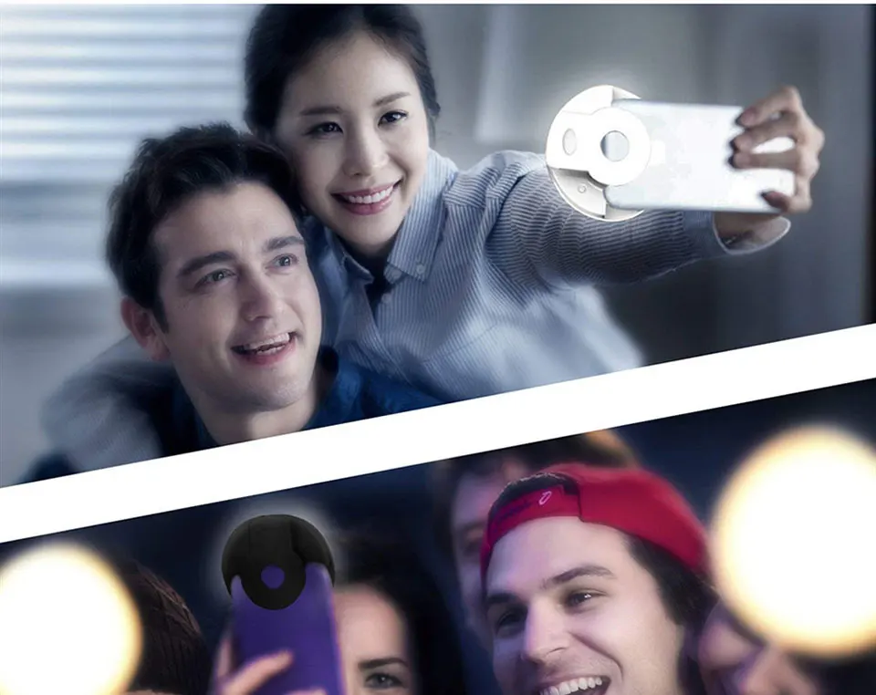 Roreta USB Charge 36 LED Lamps Selfie Night Light For iPhone Lighting 7 Roreta USB Charge 36 LED Lamps Selfie Night Light For iPhone Lighting 7