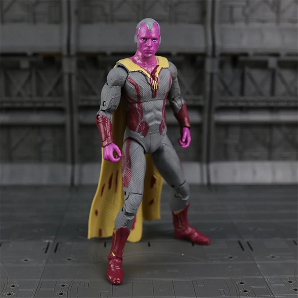 Iron Man Captain America Black Panther Winter Soldier Ant-Man  Falcon Scarlet Witch Vision Hawkeye Action Figure Model Toys N033 (13)