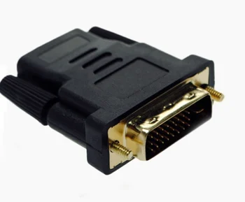 

free shipping 10pcs/lot DVI 24+1 Male To HDMI Female Converter Adapter