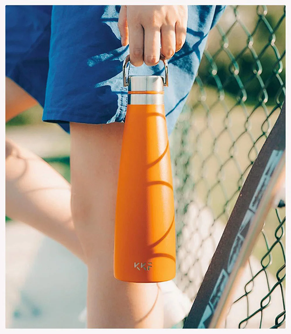 Xiaomi KKF Smart Vacuum Bottle 24h Insulation Stainless Steel Vacuum Flasks 475ml Thermos Cup Travel Mug Thermo Bottle Thermocup (13)