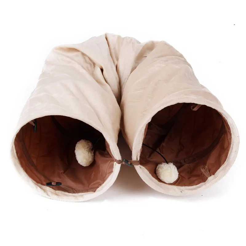 High Quality Pet Tunnel Long 120cm 2 Holes Cat Puppy Rabbit Teaser Funny Hide Tunnel Toys With Ball Collapsible Cat Tunnel High Quality Pet Tunnel Long 120cm 2 Holes Cat Puppy Rabbit Teaser Funny Hide Tunnel Toys With Ball Collapsible Cat Tunnel