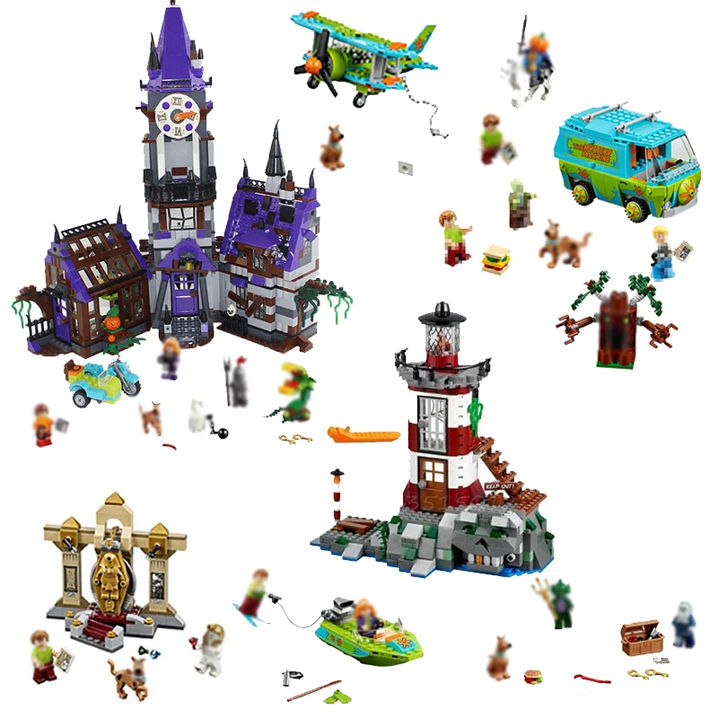 

Legoing Friends Scooby Doo Mystery Plane Adventures Legoings City Figures Building Blocks Kids Toys For Children Christmas gifts