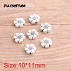 14pcs 10*11mm Two Color Flower Bead Spacer Bead Charms For Diy Beaded Bracelets Jewelry Handmade Making ► Photo 2/3