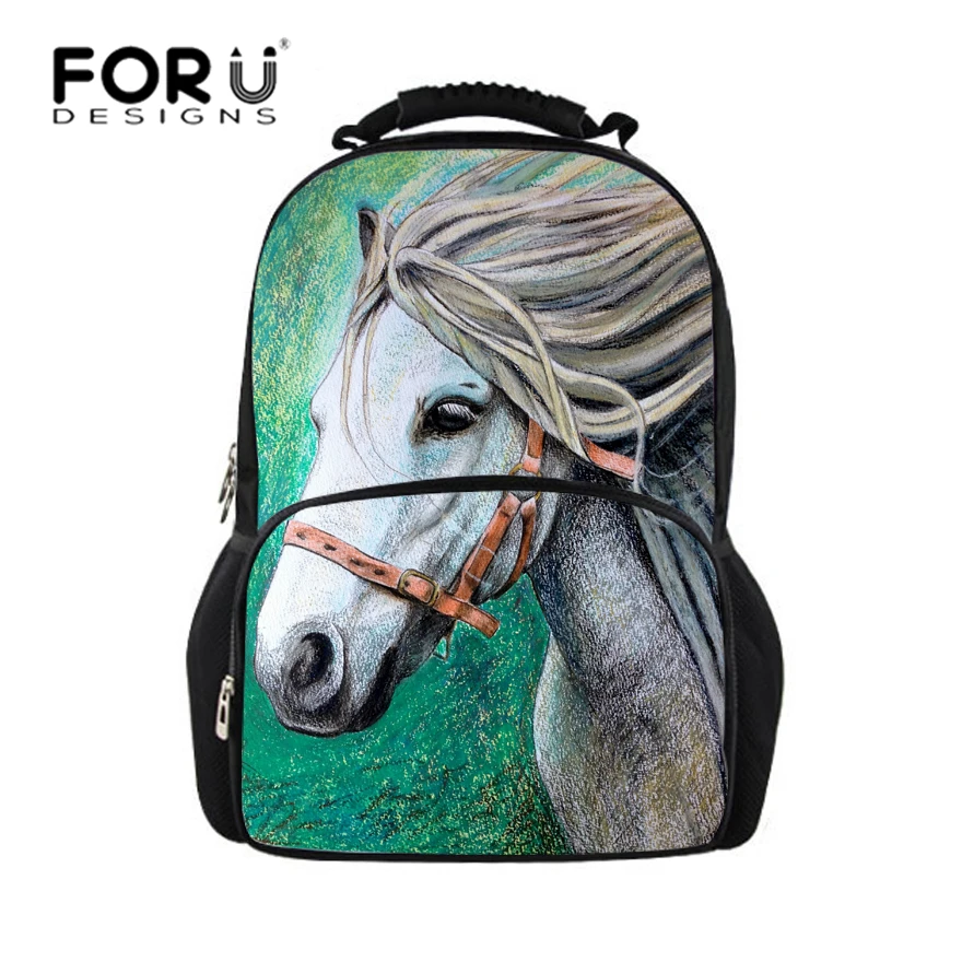 Buy FORUDESIGNS Horse Men Backpacks Fashion feminine