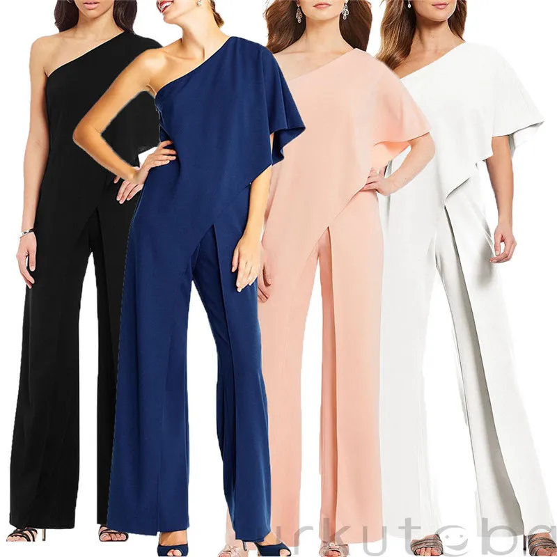 Sumen Womens Off Shoulder Sleeveless Slim Fit Ruffle Jumpsuit Romper Sumen Womens Off Shoulder Sleeveless Slim Fit Ruffle Jumpsuit Romper