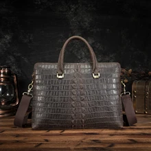 Мужской качественный кожаный антикварный коричневый деловой портфель 1" чехол для ноутбука Attache портфель сумка через плечо 7241d