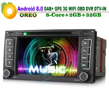 

Android 8.0 Wifi Car GPS Navigation CD player Sat Navi Radio BT DAB+ DTV-IN DVD Bluetooth Car Multimedia Player for VW TOUAREG