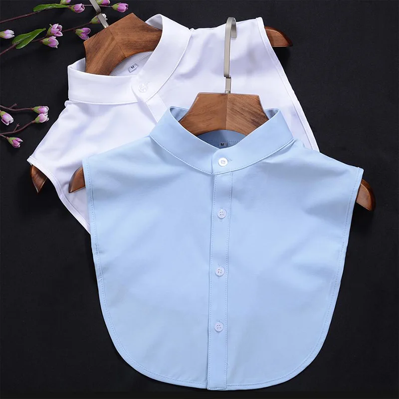 

2019 Vintage Stand Fake Collar Shirt White Necktie False Collar Female Fake Kragen Detachable Collars For Women Kraagje Nep Dame