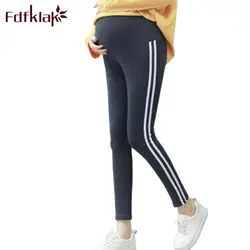 Весенне-осенняя одежда Леггинсы для беременных женская одежда с высокой талией брюки для беременных женские брюки плюс размер L-4XL Fdfklak