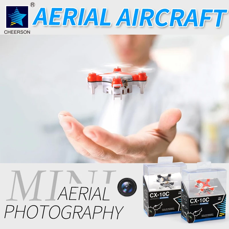 Buy Cheap Cheerson Drone CX-10C 4CH 6 Axis Gyro UAV 0.3MP Camera LED Lights 3D Flips/Rolls Mini Quadcopter RC Helicopter Toy Aircraft