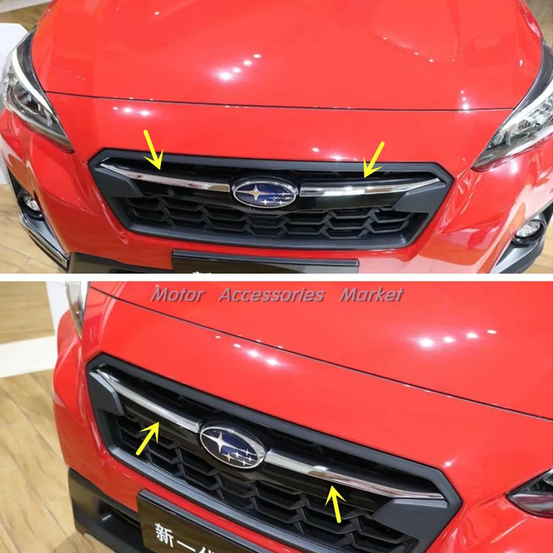 Новая хромированная передняя решетка радиатора для Subaru XV Crosstrek 2018 2019 | Автомобили