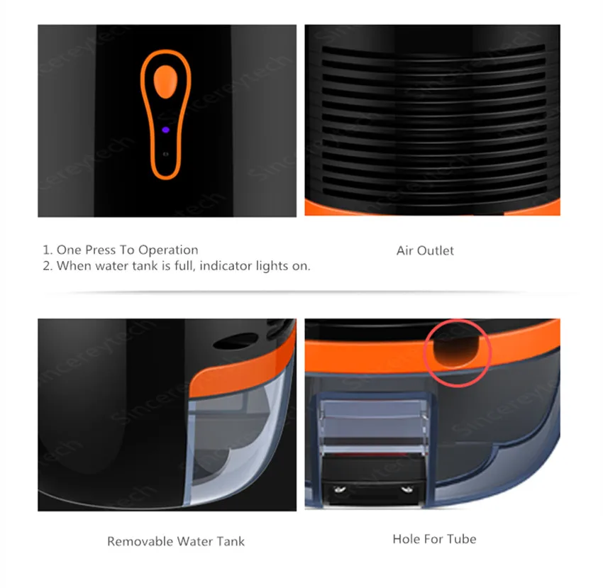Портативный осушитель 800 мл Электрический мини-осушитель воздуха для шкафов, ванных комнат, лодок, кухонь и других небольших комнат и помещений
