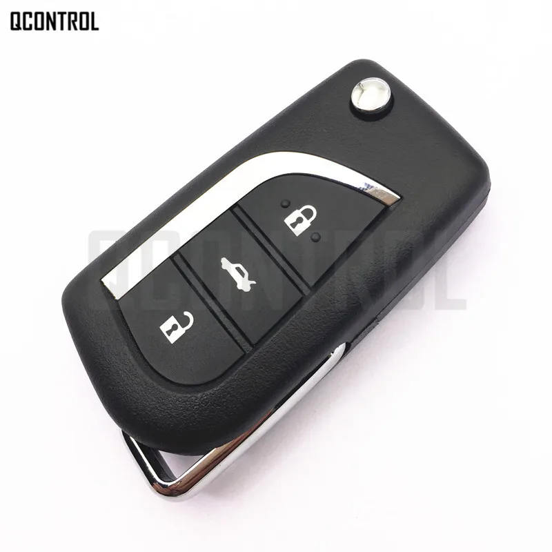 QCONTROL 3BT дистанционный ключ для Toyota Camry Corolla RAV4 рейз автомобильный радиопередатчик 315MHz 12BER-01 12BER-02 TOY40 Blade