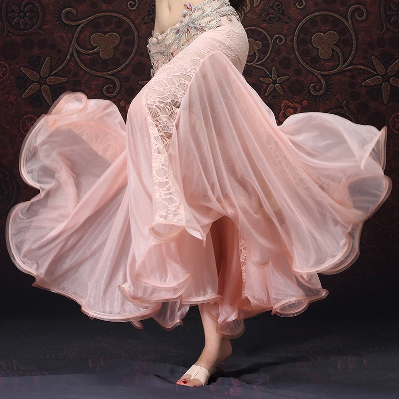 Кружева живота юбка для танцев для Для женщин Обтягивающая одежда производительность юбка