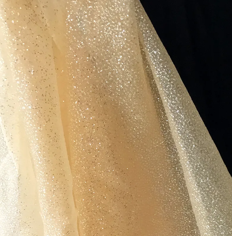 Мягкая сетка 1 м/лот 2 цвета бронзовая Сетка кружевная ткань свадебное платье вуаль DIY ткань прозрачная ткань для платья H017
