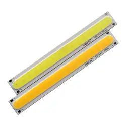 5 шт. DC 12 В 4 Вт полосы COB LED лампа 108x15 мм Прямоугольный источник света для DIY автомобиль bycycle стол дом лампа 500lm цвет: желтый, белый Цвет