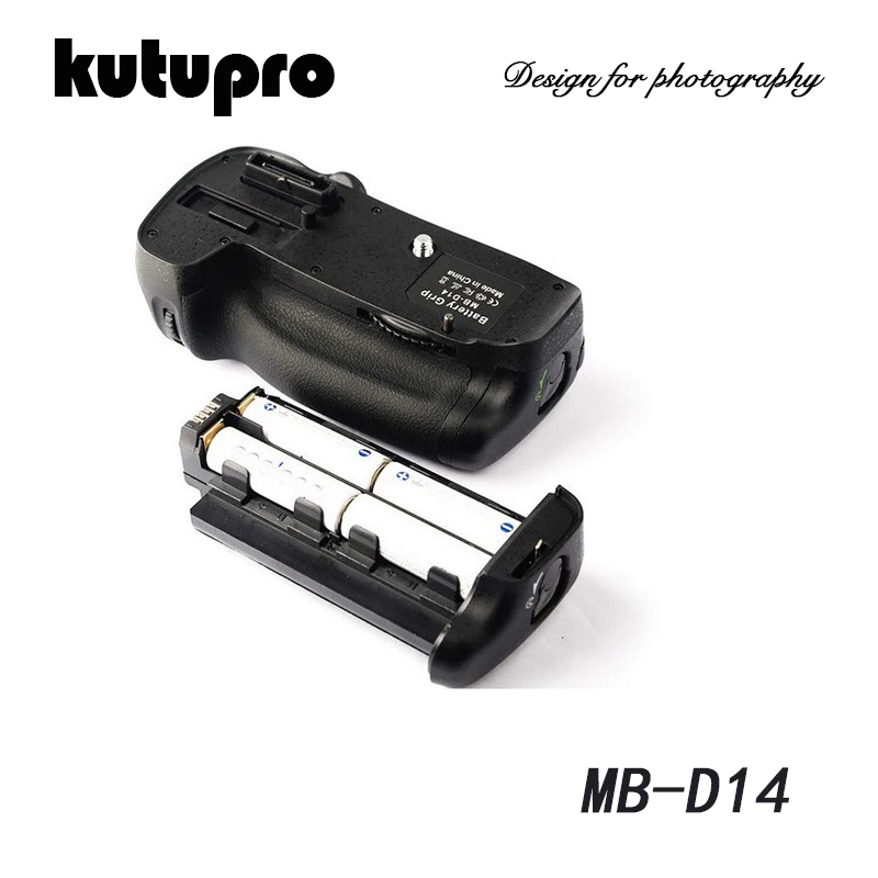 Kutupro вертикальный держатель с аккумулятором MB D14 для Nikon D600 D610 DSLR камера