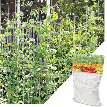 

Garden Fence Polyester Plant Climbing Net Support Vine Climbing Frame Gardening Net Plant Fence Net Vegetable Plant Trellis