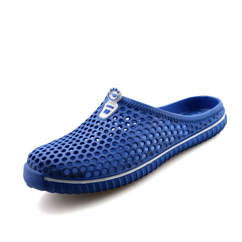 Женская и мужская водонепроницаемая обувь; летняя дышащая пляжная обувь для плавания; Легкие уличные спортивные кроссовки; zapatos deportivos mujer; 45 - Цвет: Dark Blue B
