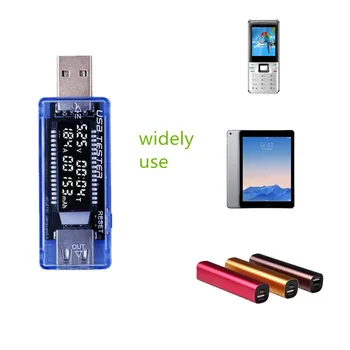

LCD USB QC2.0 Charger Capacity Current Voltage Tester Meter For Cell Phone Power Bank 15%off