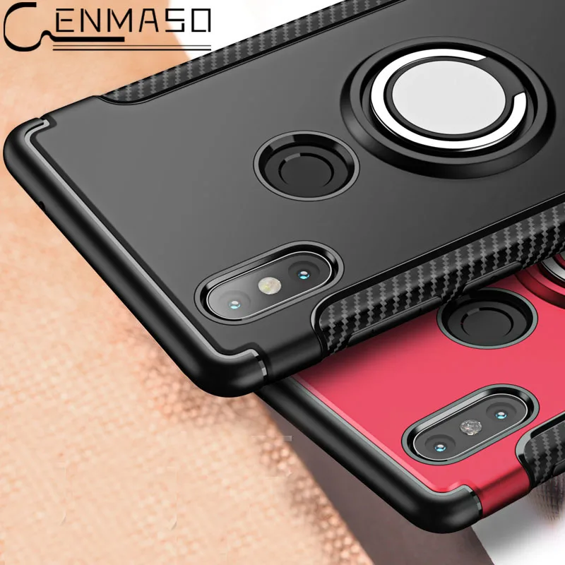 

Xiaomi mi mix 2 2s case mi6 cover Xiaomi mi A1 5X Armor Magnetic ring funda Xiaomi Redmi 5 plus note 3 Xaomi redmi 4A 4X case