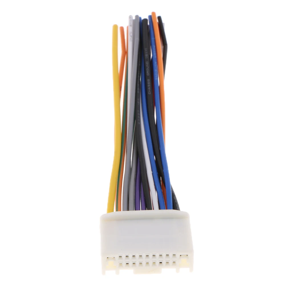 Двойной автомобильный аудио жгут проводки стерео 12 контактный разъем провода