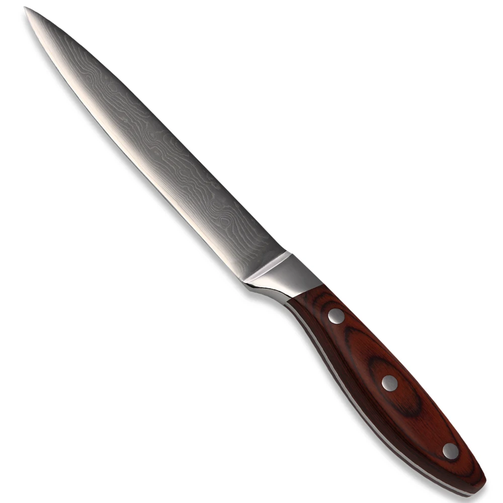 Professional Japanese Damascus Steel Utility Knife High-Quality Sharp Kitchen Knives 5 Inch VG10 Damascus Knives Cooling Tools Professional Japanese Damascus Steel Utility Knife High-Quality Sharp Kitchen Knives 5 Inch VG10 Damascus Knives Cooling Tools